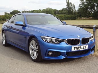 2019 BMW 4 SERIES 2.0 430i GPF M Sport Coupe 2dr Petrol Auto Euro 6 (s/s) (252 ps)  FULL BMW SERVICE HISTORY. &pound;17995.00