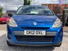 USED 2012 12 RENAULT CLIO 1.2 Pzaz Euro 5 3dr WARRANTY1 OWNERHISTORYULEZ