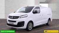 USED 2023 23 VAUXHALL VIVARO White 1.5 Turbo D 2900 Pro L2 van, 48,700 miles, Euro 6, 6-Speed manual, Sat nav, Rear Camera, CarPlay/Android Auto, Air Conditioning Plus VAT @ 20%! This 2023 Vauxhall Vivaro 1.5 Turbo D 2900 Pro L2 H1 is a reliable choice that has been maintained by only one owner from new. This van is powered by a 1.5 litre diesel engine that meets Euro 6 emission standards, ensuring it remains compliant with current regulations. It comes with an MOT valid until April 2027, providing peace of mind regarding its road worthiness. Inside the cabin, the Pro trim offers a range of practical technology, including the Multimedia Navi Pro system which supports And