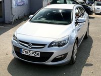 USED 2015 65 VAUXHALL ASTRA 1.6i Design Sports Tourer 5dr Petrol Manual Euro 6 (115 ps) 