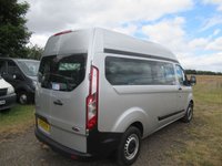 USED 2021 21 FORD TRANSIT CUSTOM 2.0 320 EcoBlue Leader 9 seat Bus  Diesel Manual L2 H2 with Wheel Chair Ramp and lock system , NO VAT NO VAT TO PAY, Wet Belt up to date