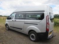 USED 2021 21 FORD TRANSIT CUSTOM 2.0 320 EcoBlue Leader 9 seat Bus  Diesel Manual L2 H2 with Wheel Chair Ramp and lock system , NO VAT NO VAT TO PAY, Wet Belt up to date