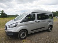 USED 2021 21 FORD TRANSIT CUSTOM 2.0 320 EcoBlue Leader 9 seat Bus  Diesel Manual L2 H2 with Wheel Chair Ramp and lock system , NO VAT NO VAT TO PAY, Wet Belt up to date