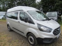 USED 2021 21 FORD TRANSIT CUSTOM 2.0 320 EcoBlue Leader 9 seat Bus  Diesel Manual L2 H2 with Wheel Chair Ramp and lock system , NO VAT NO VAT TO PAY, Wet Belt up to date