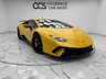 USED 2017 LAMBORGHINI HURACAN 5.2 V10 LP 640-4 Performante Coupe 2dr Petrol LDF 4WD Euro 6 (s/s) (640 ps) Finished In Giallo Inti, This Huracan Comes With The Lifting System With Magneto-Rheological Suspension, 20" Alloy Wheels, Style Package, Performante Interior With Laser Engraving, Lamborghini Service History, Giallo Tauras Stitching, Branding Package, Carbon Ceramic Breaks With Yellow Painted Break Callipers, Front And Rear Parking Sensors, Tyre Pressure Monitoring System, Rear View Camera, Immobilizer, DAB, Navigation Systems With Apple Carplay, 12 Months MOT.
