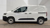 USED 2023 23 PEUGEOT PARTNER White 1.5 BlueHDi Professional Premium+ van, 64,000 miles, Euro 6, 6-Speed manual, CarPlay/Android Auto, 8in Screen, Rear sensors. Plus VAT @ 20%! This 2023 Peugeot Partner is a practical choice for your business needs, having been maintained by only one owner since new. This standard panel van is powered by a 1.5 litre BlueHDi diesel engine, which produces 102 bhp and meets Euro 6 emission standards. The vehicle comes with an MOT valid until April 2027, providing peace of mind for the road ahead. Inside the cabin, you will find an 8 inch capacitive colour touchscreen that includes DAB radio, Bluetooth handsfree connectivity, and a USB soc