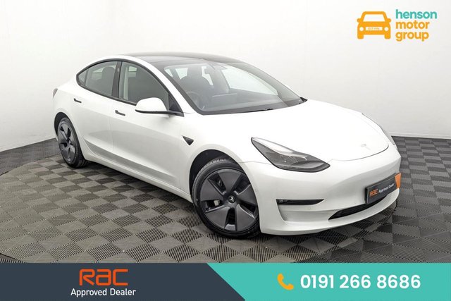 2021 21 TESLA Model 3 (Dual Motor) Long Range Saloon 4dr Electric Auto 4WDE (346 ps) Pan Roof, 4WD, Sat Nav