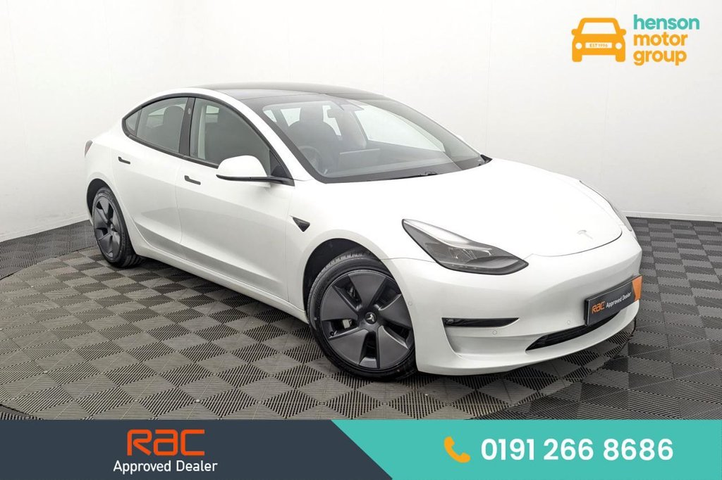 USED 2021 21 TESLA Model 3 (Dual Motor) Long Range Saloon 4dr Electric Auto 4WDE (346 ps) Pan Roof, 4WD, Sat Nav