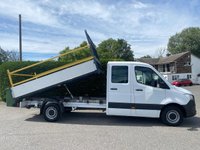 USED 2023 23 MERCEDES-BENZ SPRINTER 314 CDI PROGRESSIVE L3 LWB CREW CAB TIPPER  RWD 2.0 CDI 140PS  Quality Tipper Body Fitted With safety Fall Rail System, Tow Pack & Roof Beacon! Well Looked After Example, Very Clean Inside And Out!
