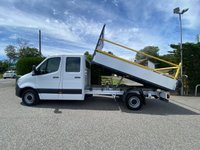 USED 2023 23 MERCEDES-BENZ SPRINTER 314 CDI PROGRESSIVE L3 LWB CREW CAB TIPPER  RWD 2.0 CDI 140PS  Quality Tipper Body Fitted With safety Fall Rail System, Tow Pack & Roof Beacon! Well Looked After Example, Very Clean Inside And Out!