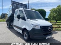 USED 2023 23 MERCEDES-BENZ SPRINTER 314 CDI PROGRESSIVE L3 LWB CREW CAB TIPPER  RWD 2.0 CDI 140PS  Quality Tipper Body Fitted With safety Fall Rail System, Tow Pack & Roof Beacon! Well Looked After Example, Very Clean Inside And Out!