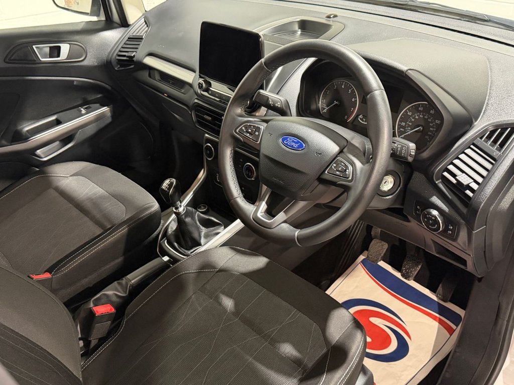 USED 2019 19 FORD ECOSPORT 1.0T EcoBoost Zetec SUV 5dr Petrol Manual Euro 6 (s/s) (100 ps) 