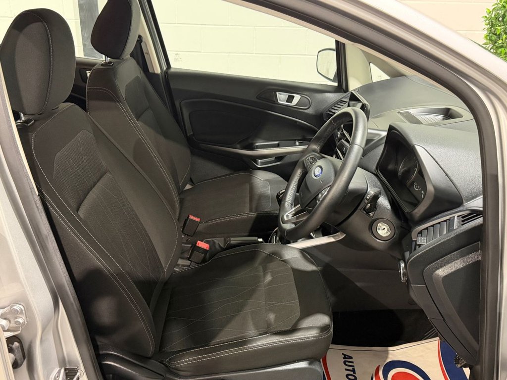 USED 2019 19 FORD ECOSPORT 1.0T EcoBoost Zetec SUV 5dr Petrol Manual Euro 6 (s/s) (100 ps) 