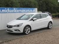 USED 2016 66 VAUXHALL ASTRA 1.6 CDTi ecoTEC BlueInjection SRi Hatchback 5dr Diesel Manual Euro 6 (110 ps) CAR PLAY, GOOD HISTORY, &pound;20TAX