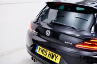 USED 2015 15 VOLKSWAGEN SCIROCCO 2.0 TDI BlueMotion Tech R-Line Hatchback 3dr Diesel DSG Euro 6 (s/s) (184 ps) BLACK | BLACK | BLACK
