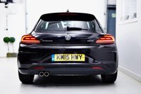 USED 2015 15 VOLKSWAGEN SCIROCCO 2.0 TDI BlueMotion Tech R-Line Hatchback 3dr Diesel DSG Euro 6 (s/s) (184 ps) BLACK | BLACK | BLACK