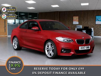 2017 BMW 2 SERIES 2.0 220i M Sport Coupe 2dr Petrol Auto Euro 6 (s/s) (184 ps) &pound;14599.00