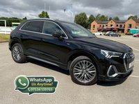 USED 2019 19 AUDI Q3 2.0 TDI 35 S line SUV 5dr Diesel S Tronic Euro 6 (s/s) (150 ps) ANDROID AUTO, ELECTRIC BOOT, USB