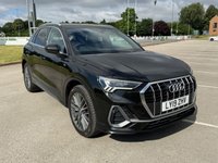 USED 2019 19 AUDI Q3 2.0 TDI 35 S line SUV 5dr Diesel S Tronic Euro 6 (s/s) (150 ps) ANDROID AUTO, ELECTRIC BOOT, USB