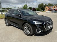USED 2019 19 AUDI Q3 2.0 TDI 35 S line SUV 5dr Diesel S Tronic Euro 6 (s/s) (150 ps) ANDROID AUTO, ELECTRIC BOOT, USB