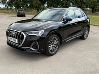 USED 2019 19 AUDI Q3 2.0 TDI 35 S line SUV 5dr Diesel S Tronic Euro 6 (s/s) (150 ps) ANDROID AUTO, ELECTRIC BOOT, USB