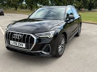 USED 2019 19 AUDI Q3 2.0 TDI 35 S line SUV 5dr Diesel S Tronic Euro 6 (s/s) (150 ps) ANDROID AUTO, ELECTRIC BOOT, USB