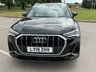 USED 2019 19 AUDI Q3 2.0 TDI 35 S line SUV 5dr Diesel S Tronic Euro 6 (s/s) (150 ps) ANDROID AUTO, ELECTRIC BOOT, USB