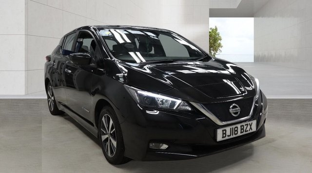 View our Nissan Leaf 40kWh Acenta Hatchback 5 Door Electric Automatic Black 1 Former Keeper