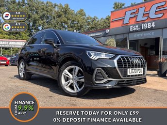2020 AUDI Q3 2.0 TDI 35 S line SUV 5dr Diesel S Tronic Euro 6 (s/s) (150 ps) &pound;20850.00