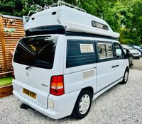 USED 1998 R MERCEDES-BENZ VITO 2.0 113CDI Panel Van Petrol Manual (268 g/km, 130 bhp) 1998 Auto-Sleeper Montana Mercedes-Benz Vito Automatic with just 50,000 miles. Rare, compact, high-quality British camper. 2.0 petrol engine, Propex heating, 3-way fridge, 2-burner hob & grill, sink, wardrobe, 240V hook-up, new leisure battery, portable toilet and two Fiamma F45 awnings. Recently serviced with professionally reconditioned gearbox and supplied with a new MOT. Excellent condition and ready for adventures.