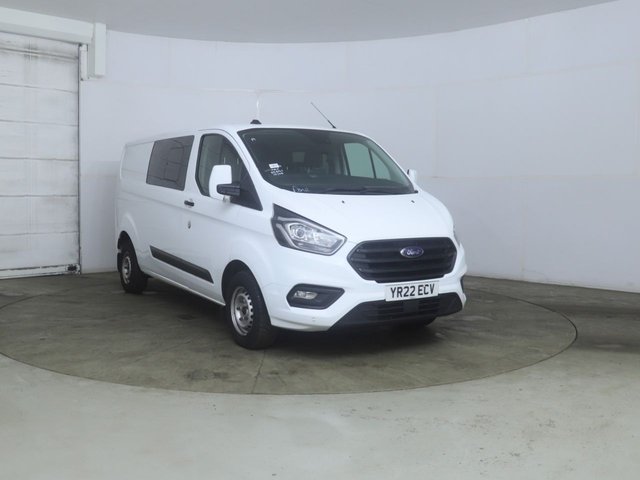 View our Ford Transit Custom 2.0 300 EcoBlue Trend Crew Van Double Cab 5dr Diesel Manual L2 H1 Euro 6 (s/s) (130 ps)