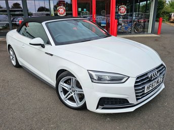 2017 AUDI A5 CABRIOLET 2.0 TFSI S line Convertible 2dr Petrol S Tronic Euro 6 (s/s) (190 ps) £13495.00