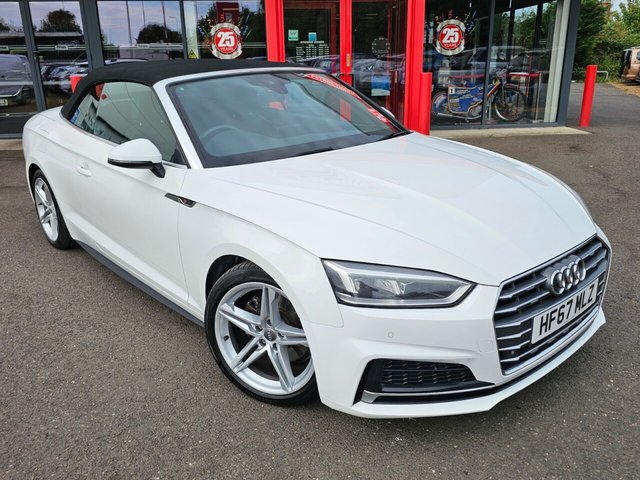 View our Audi A5 Cabriolet 2.0 TFSI S line Convertible 2dr Petrol S Tronic Euro 6 (s/s) (190 ps)