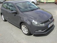 USED 2014 64 VOLKSWAGEN POLO 1.0 BlueMotion Tech SE Hatchback 3dr Petrol Manual Euro 6 (s/s) (75 ps) Air Con, 54000 miles, Service History