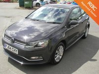 USED 2014 64 VOLKSWAGEN POLO 1.0 BlueMotion Tech SE Hatchback 3dr Petrol Manual Euro 6 (s/s) (75 ps) Air Con, 54000 miles, Service History