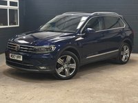 USED 2017 17 VOLKSWAGEN TIGUAN 2.0 TSI BlueMotion Tech SEL SUV 5dr Petrol DSG 4Motion Euro 6 (s/s) (180 ps) PAN ROOF - CAR PLAY - SAT NAV