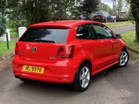 USED 2015 VOLKSWAGEN POLO 1.2 TSI BlueMotion Tech SEL Hatchback 3dr Petrol Manual Euro 6 (s/s) (110 ps) *FULL SERVICE HISTORY* PARKING SENSORS-BLUETOOTH-X2 KEYS