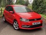 USED 2015 VOLKSWAGEN POLO 1.2 TSI BlueMotion Tech SEL Hatchback 3dr Petrol Manual Euro 6 (s/s) (110 ps) *FULL SERVICE HISTORY* PARKING SENSORS-BLUETOOTH-X2 KEYS