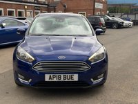 USED 2018 18 FORD FOCUS 1.0T EcoBoost Titanium Hatchback 5dr Petrol Auto Euro 6 (s/s) (125 ps) NAV - 2 OWNER - FULL HISTORY