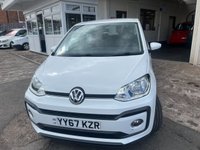 USED 2017 67 VOLKSWAGEN UP! 1.0 High up! Hatchback 5dr Petrol Manual Euro 6 (s/s) (90 ps) 