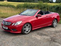 USED 2012 12 MERCEDES-BENZ E CLASS 2.1 E250 CDI BlueEfficiency Sport Edition 125 Cabriolet 2dr Diesel G-Tronic+ Euro 5 (s/s) (204 ps) VERY NICE EXAMPLE++FACTORY EXTRAS