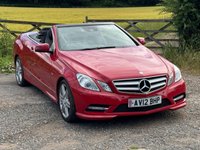 USED 2012 12 MERCEDES-BENZ E CLASS 2.1 E250 CDI BlueEfficiency Sport Edition 125 Cabriolet 2dr Diesel G-Tronic+ Euro 5 (s/s) (204 ps) VERY NICE EXAMPLE++FACTORY EXTRAS