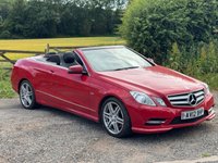 USED 2012 12 MERCEDES-BENZ E CLASS 2.1 E250 CDI BlueEfficiency Sport Edition 125 Cabriolet 2dr Diesel G-Tronic+ Euro 5 (s/s) (204 ps) VERY NICE EXAMPLE++FACTORY EXTRAS
