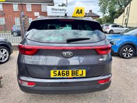 USED 2018 68 KIA SPORTAGE 1.7 CRDi 2 SUV 5dr Diesel Manual Euro 6 (s/s) (114 bhp) GREAT VALUE SPORTAGE, ALLOY WHEELS, SERVICE HISTORY