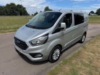 USED 2022 72 FORD TRANSIT CUSTOM 2.0 300 EcoBlue Limited Crew Van Auto L1 H1 Euro 6 (s/s) 5dr Air Con-6 Seats-Cruise Control