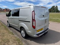 USED 2022 72 FORD TRANSIT CUSTOM 2.0 300 EcoBlue Limited Crew Van Auto L1 H1 Euro 6 (s/s) 5dr Air Con-6 Seats-Cruise Control