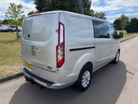 USED 2022 72 FORD TRANSIT CUSTOM 2.0 300 EcoBlue Limited Crew Van Auto L1 H1 Euro 6 (s/s) 5dr Air Con-6 Seats-Cruise Control