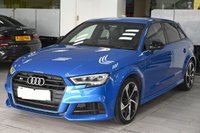 USED 2019 69 AUDI S3 2.0 TFSI Black Edition Sportback 5dr Petrol S Tronic quattro Euro 6 (s/s) (300 ps) *HOME DELIVERY 7 DAY MONEY BACK*