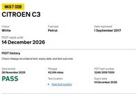 USED 2017 67 CITROEN C3 1.2 PureTech Feel Hatchback 5dr Petrol Manual Euro 6 (82 ps) Comprehensive Service History  |  Only 2 Owners From Brand New  |  Set of 2 Keys