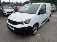 USED 2023 72 PEUGEOT PARTNER 1.5 BlueHDi 1000 Professional Premium + Standard Panel Van 5dr Diesel Manual SWB Euro 6 (s/s) (100 bhp) 